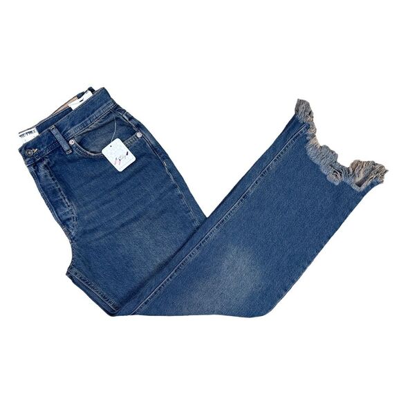 We The Free x Free People Maggie Mid Rise Straight Leg Jeans - Size 27 - Picture 5 of 11